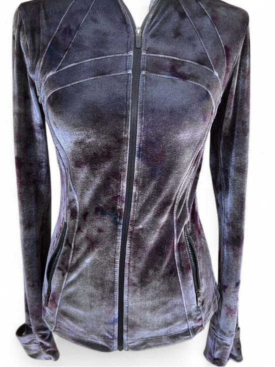 lululemon athletica Jackets & Blazers - Lululemon Define Jacket Velvet Interstellar Print Gray Purple Size 6